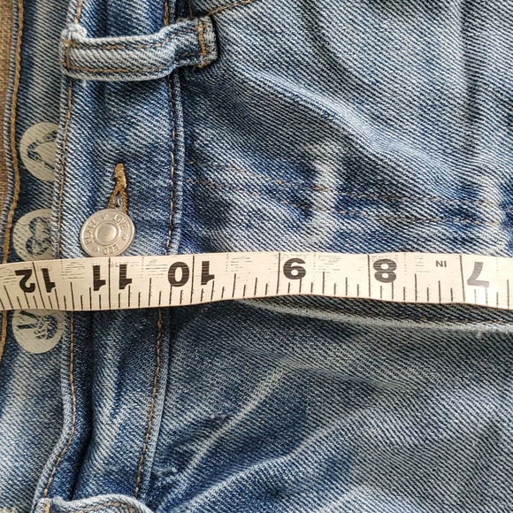 By Rewash women's super high rise mom jeans distressed shorts size 11 - Picture 5 of 10